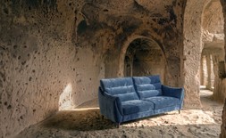Sasso 2 Seater in Sasso Cosy Sherpa Denim, £1599 (RRP £1699)